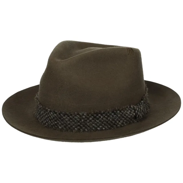 stetson-larscott-fedora-wollfilzhut-dunkelbraun-xl-60-61-cm image 1