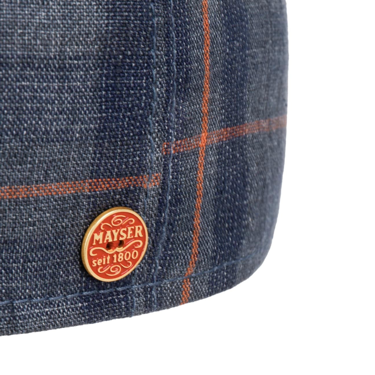 mayser-paddy-kampen-leinen-flatcap-mit-karomuster image 5
