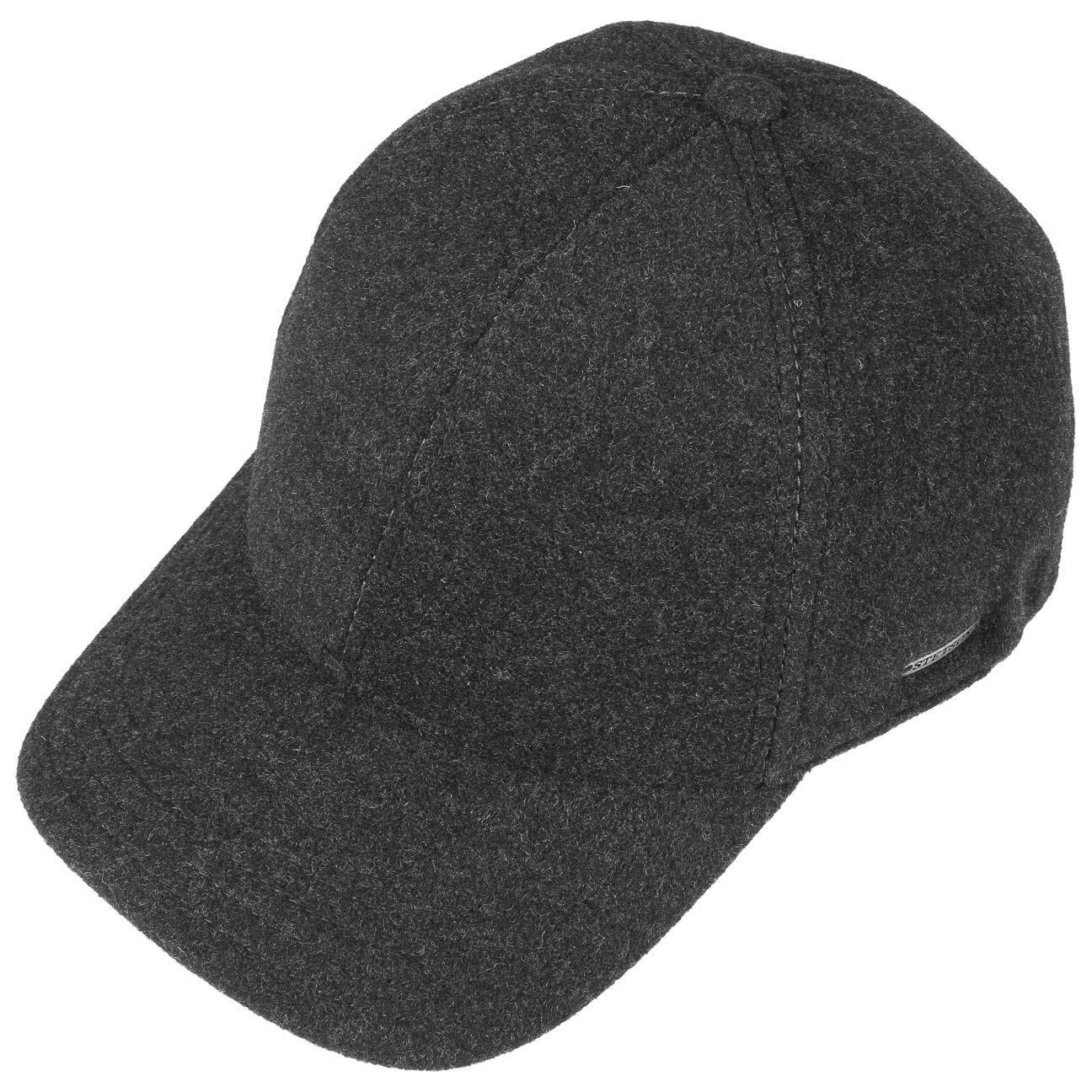 stetson-vaby-earflap-fullcap-6-panel-herren-wolle-anthrazit image 2
