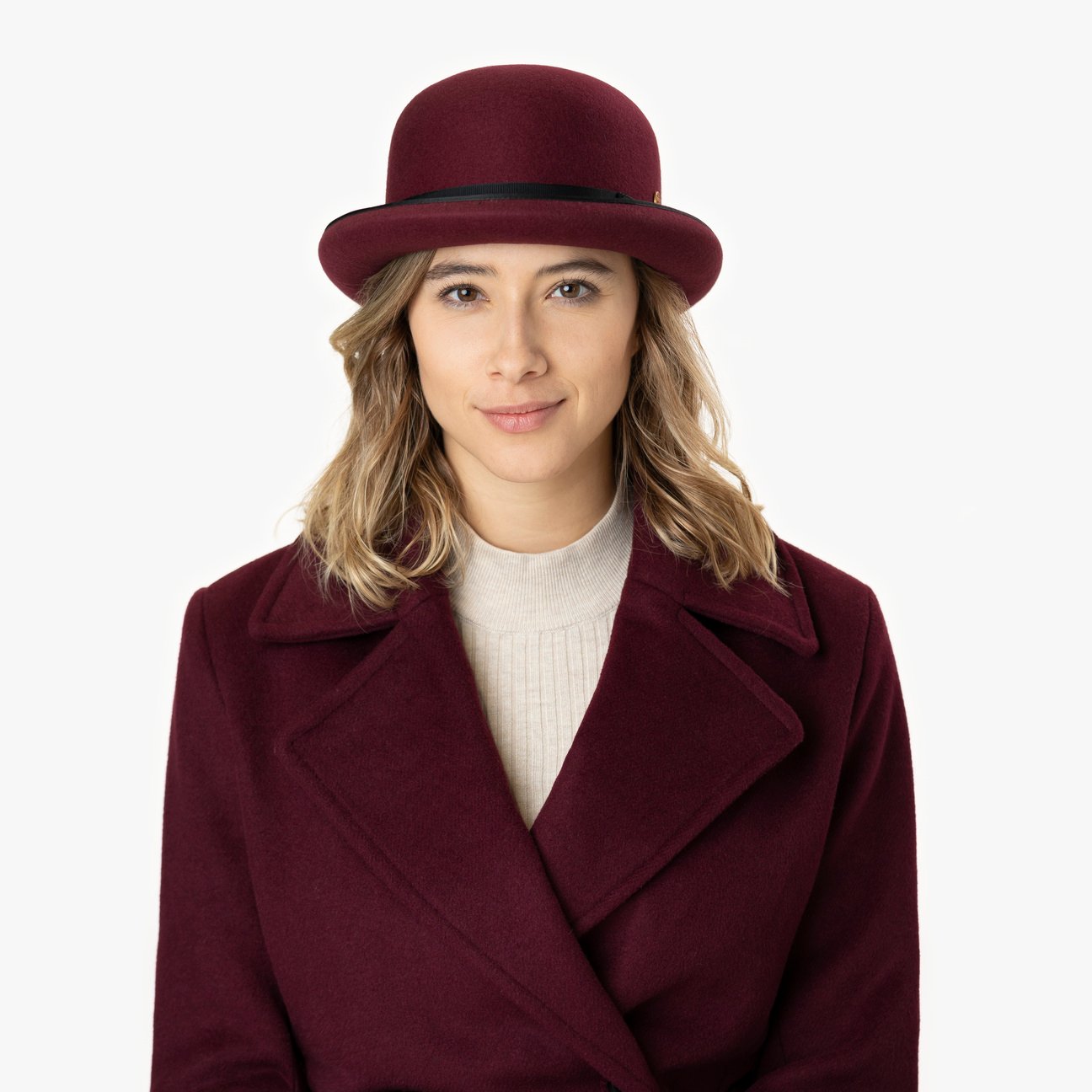 mayser-viril-melone-bowlerhut-aus-wollfilz-f-r-damen-und-herren image 1