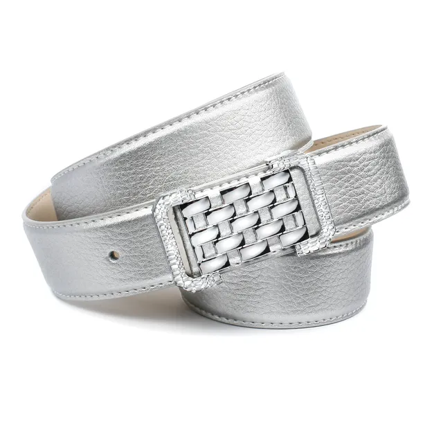 anthoni-crown-dameng-rtel-1plts-hirschpr-gung-silber-3-4-cm-lederg-rtel-fashion image 1