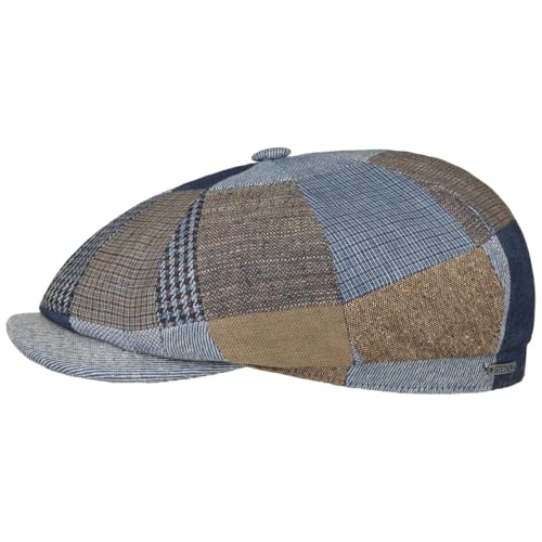 stetson-hatteras-flatcap-patchwork-leinen-seide-baumwolle-unisex-fr-hling-made-i image 6