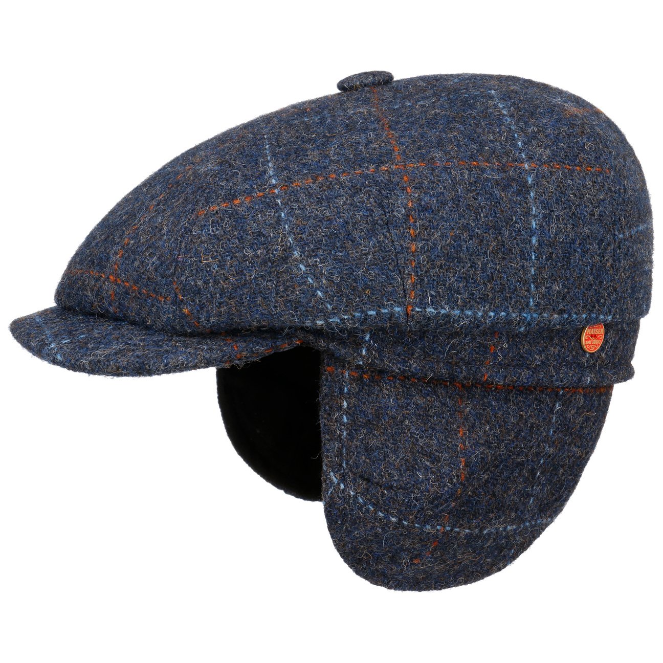 mayser-seven-premium-harris-tweed-flatcap-sidney image 3