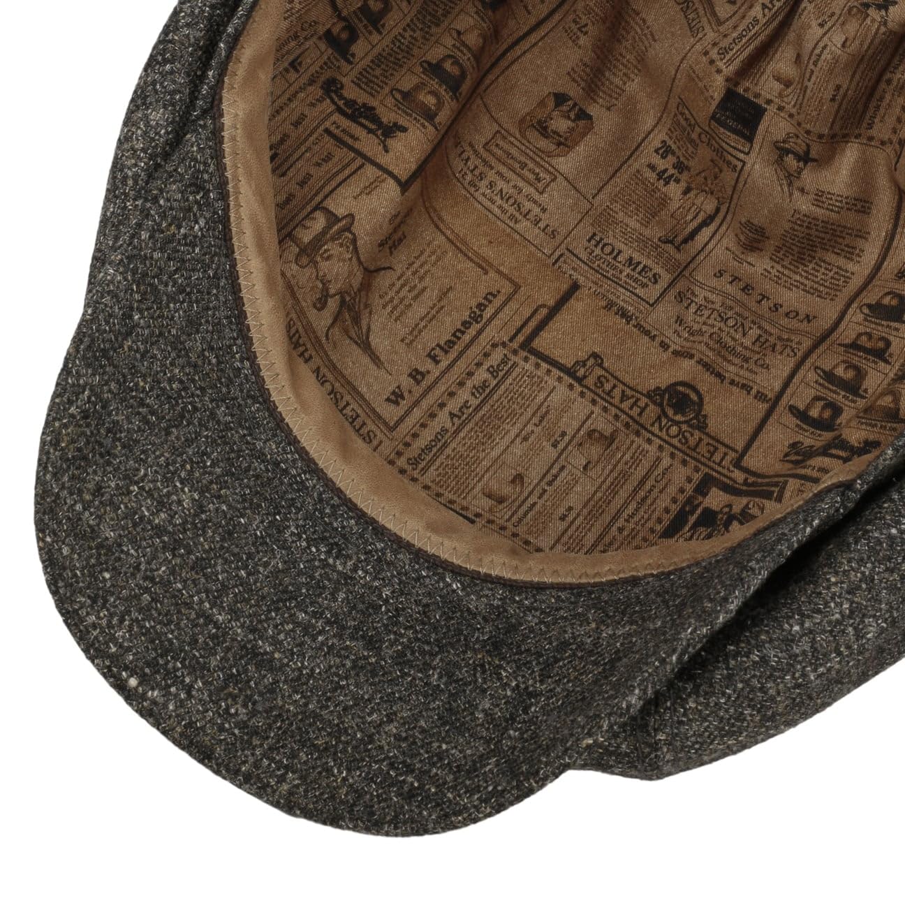 stetson-hatteras-since-1865-flatcap-grau-meliert-wollcap-herren image 3