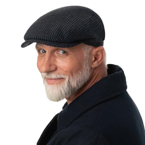 stetson-catwick-flatcap-schirmm-tze-gestreift-meliert-made-in-germany image 7
