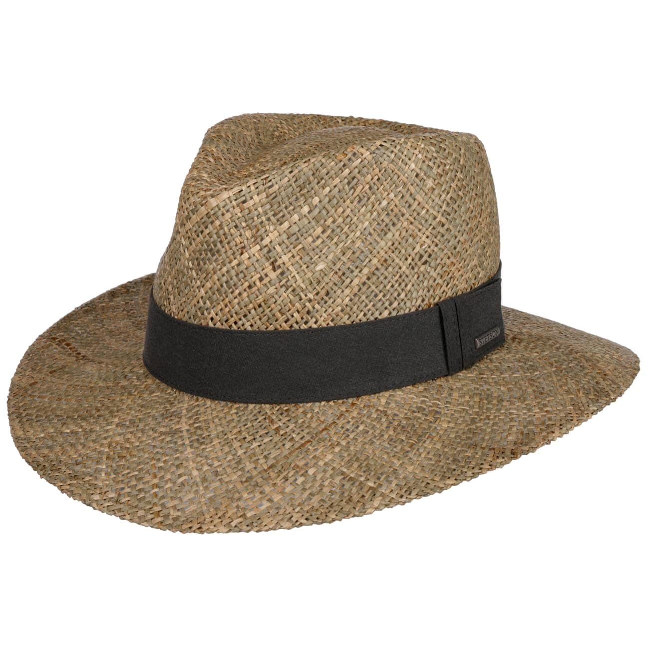 stetson-big-brim-seagrass-traveller-strohhut-natur-unisex-sommerhut image 1