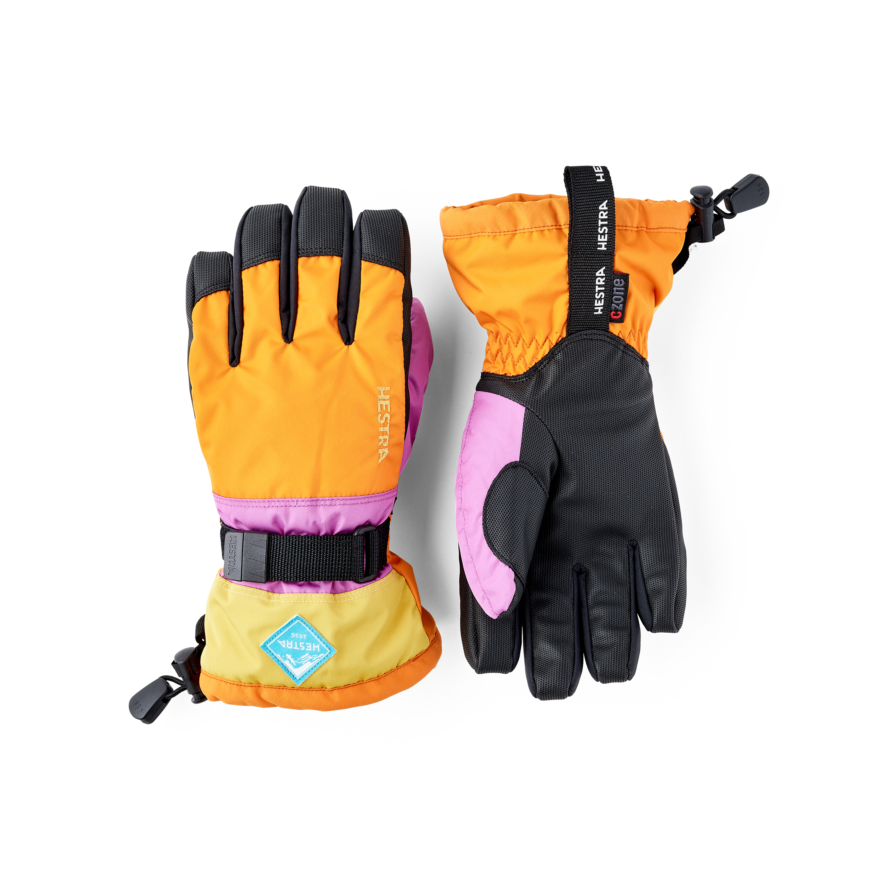 hestra-gauntlet-czone-jr-5-finger-wasserdichter-kinder-skihandschuh-mit-czone-me image 1