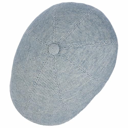 stetson-hatteras-cotton-mix-sustainable-flatcap-karo-herren image 7