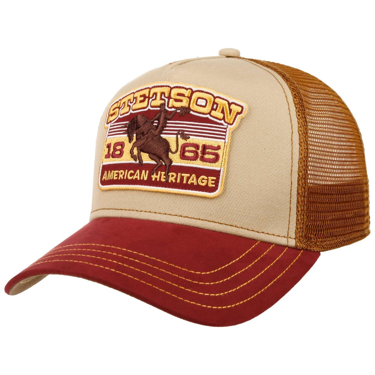 stetson-heritage-rodeo-trucker-cap-baumwolle-verstellbar image 1