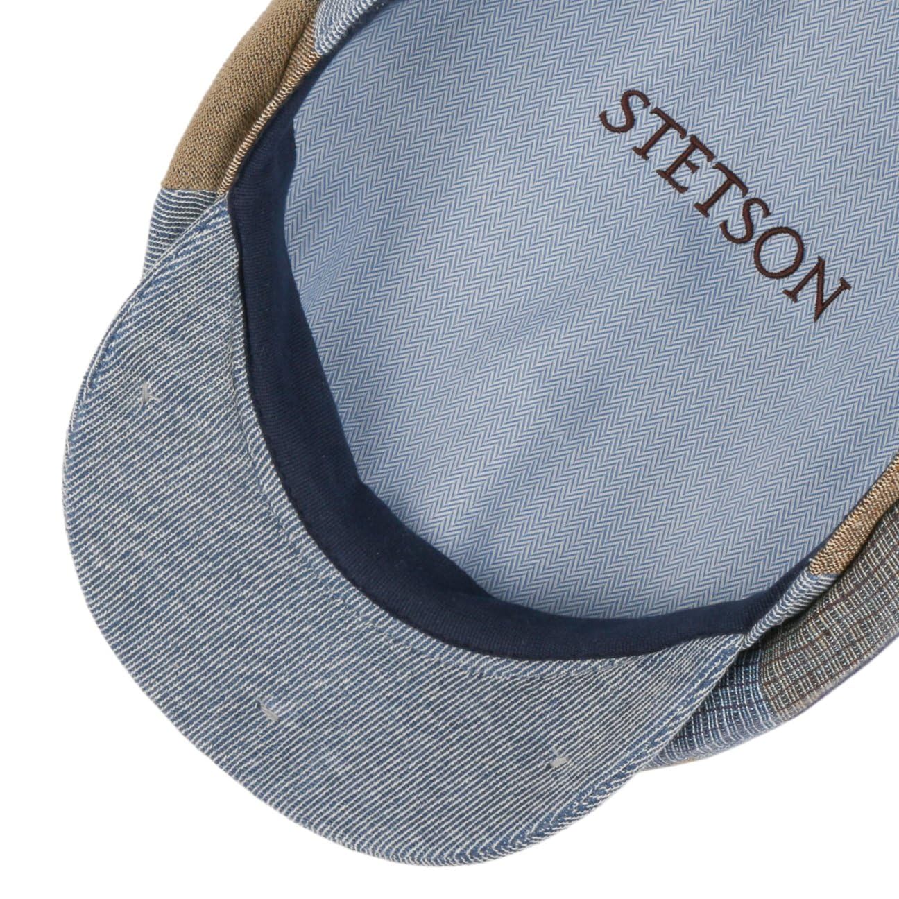 stetson-hatteras-flatcap-patchwork-leinen-seide-baumwolle-unisex-fr-hling-made-i image 4