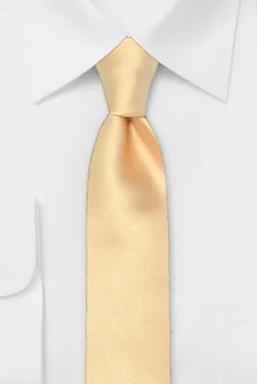ascot-krawatte-uni-satin-helles-lachs image 1