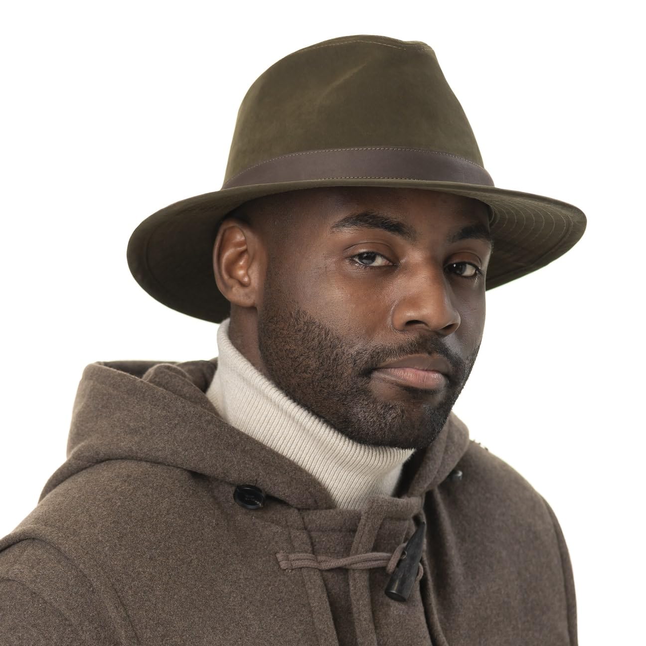 stetson-waxed-traveller-stoffhut-mit-leder-herren image 3