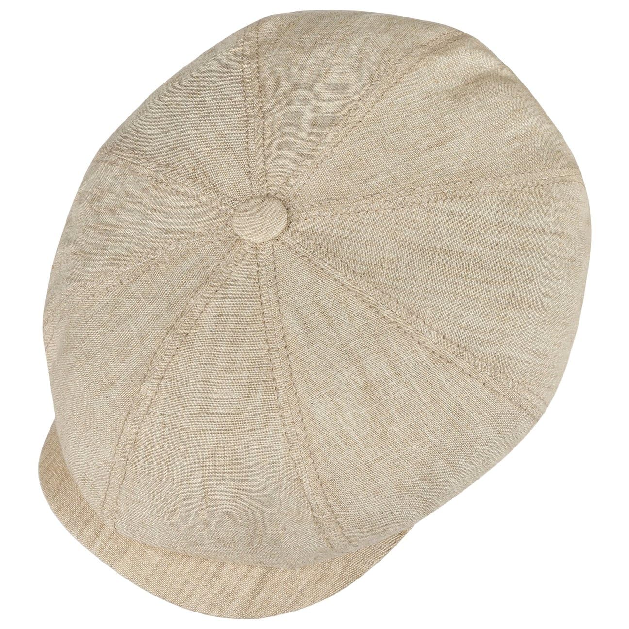 stetson-leinen-hatteras-zeitungsjungen-kappe-herren-grau-newsboy-cap-sommer image 4