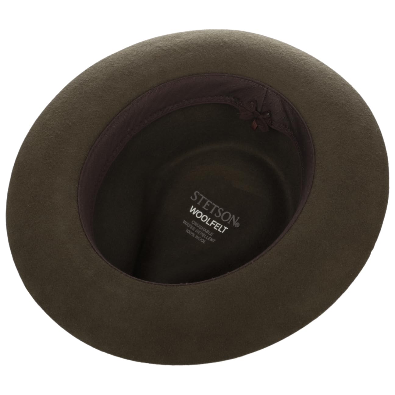 stetson-larscott-fedora-wollfilzhut-dunkelbraun-xl-60-61-cm image 4