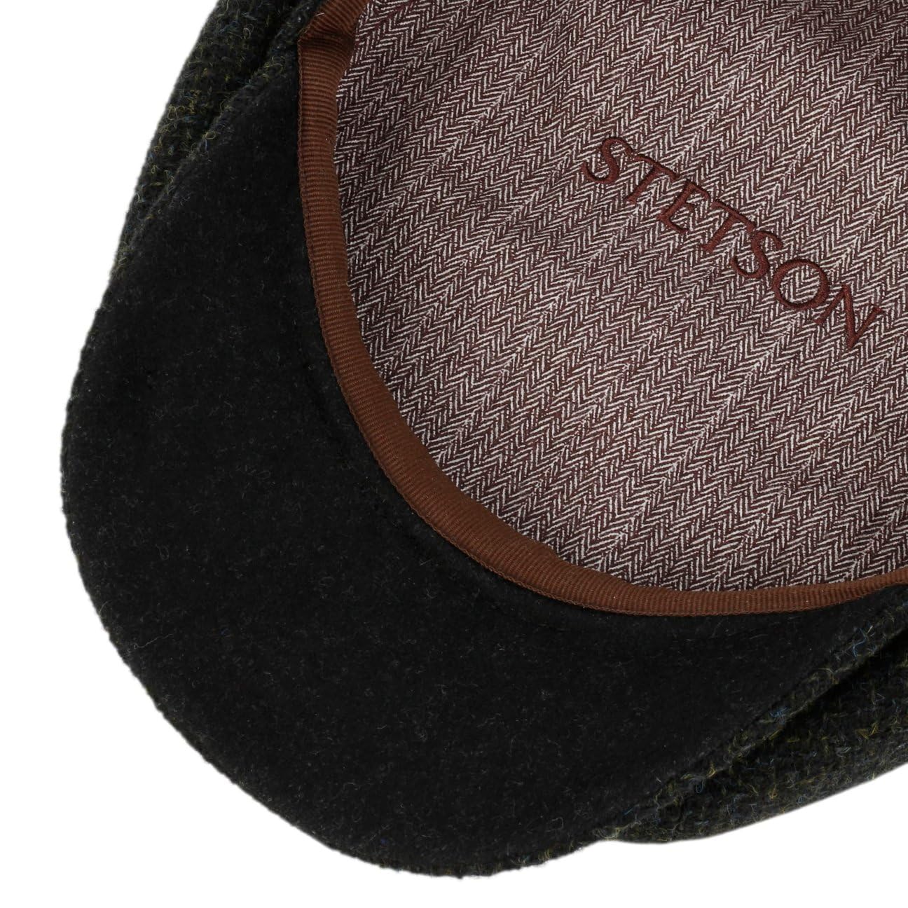 stetson-hatteras-shetland-wool-flatcap-herren-baumwoll-gef-tterte-schieberm-tze- image 4