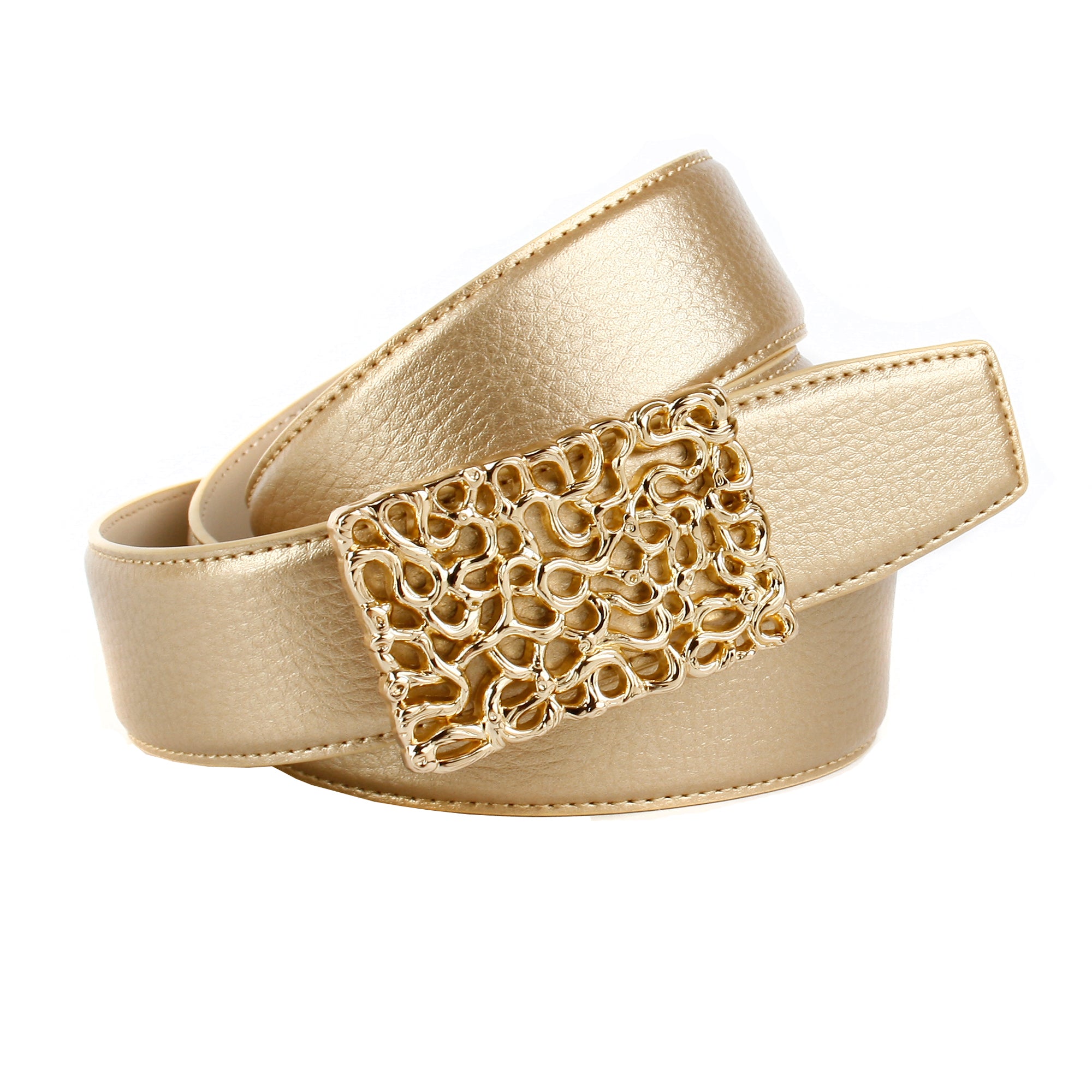 anthoni-crown-dameng-rtel-mit-filigraner-goldfarbener-schlie-e image 1