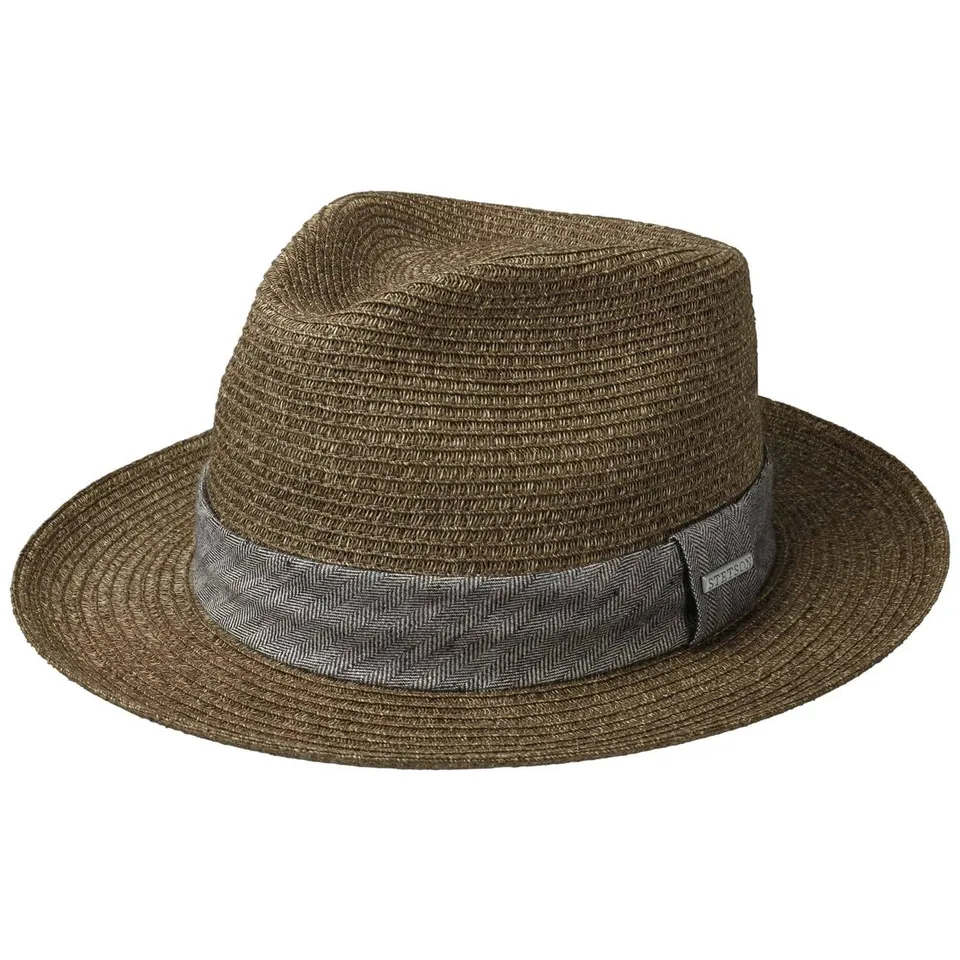 stetson-lintano-toyo-strohhut-fedora-mehrfarbig-damen-herren image 1