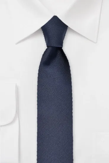 hemley-krawatte-seide-rips-uni-dunkelblau-7-5-x-145-cm-jacquard-gewebt-made-in-g image 1