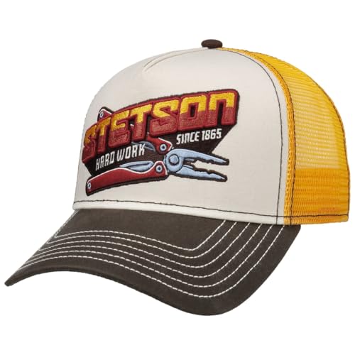 stetson-hard-work-trucker-cap-herren-baumwolle-mesh-curved-brim image 7