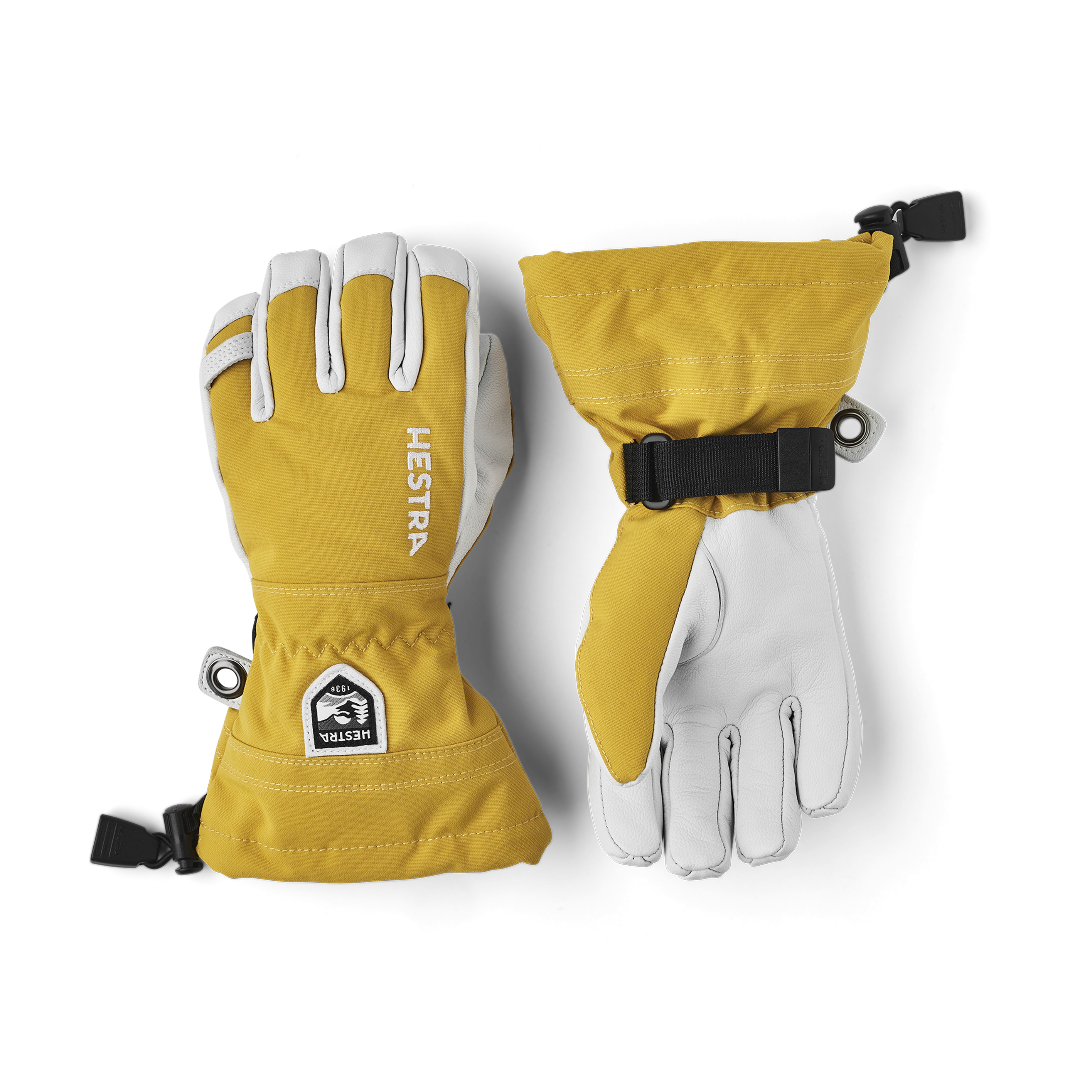 hestra-army-leather-heli-ski-jr-5-finger-kinder-skihandschuhe image 1