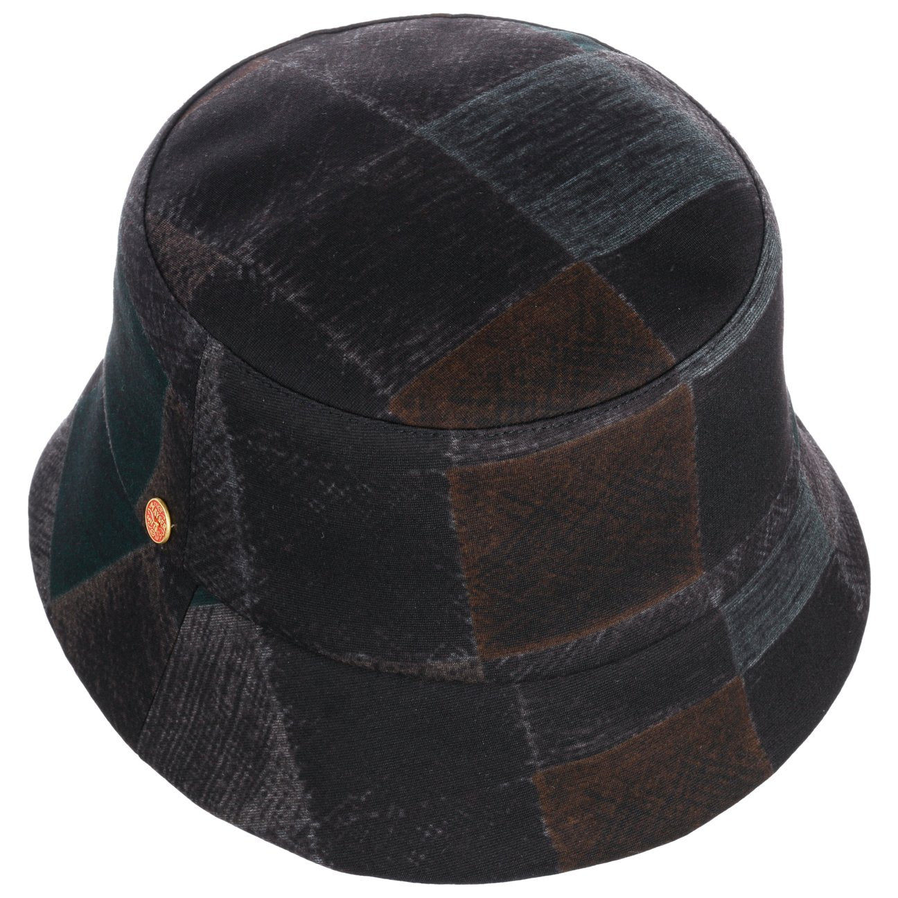 mayser-maite-check-bucket-stoffhut-mit-patchwork-print image 2