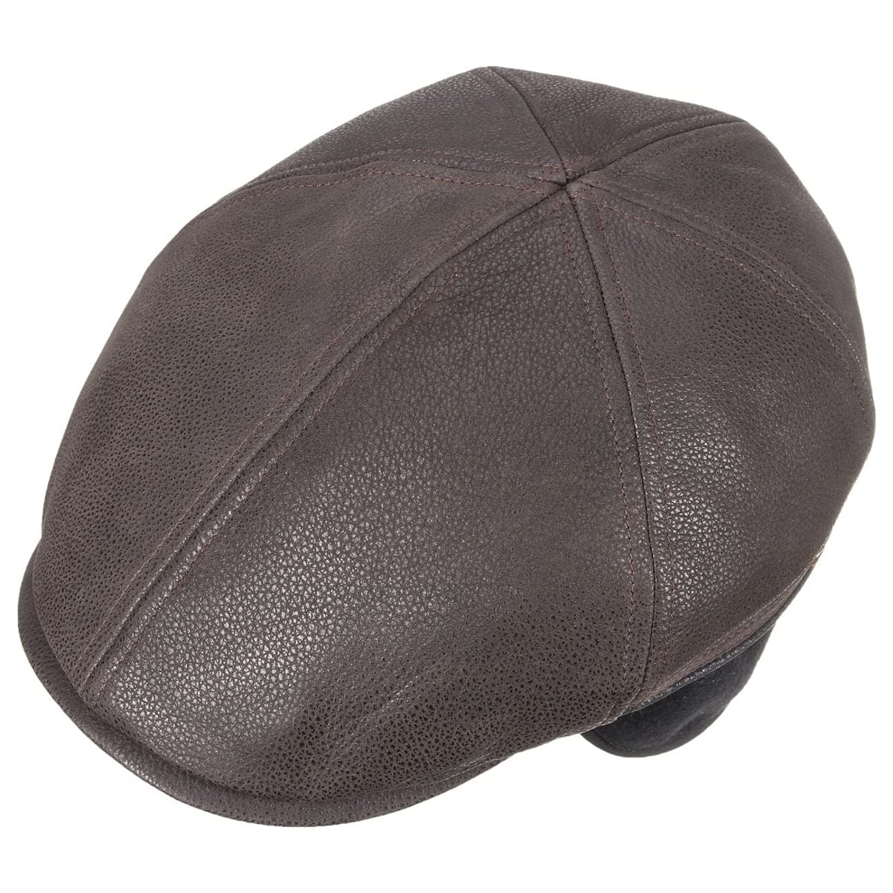 stetson-redding-earflap-flatcap-ledercap-mit-fleecefutter-herren-herbst-winter image 4