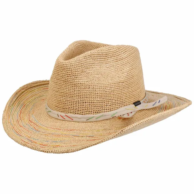 stetson-western-crochet-strohhut-100-raffia-damen-sommerhut image 1