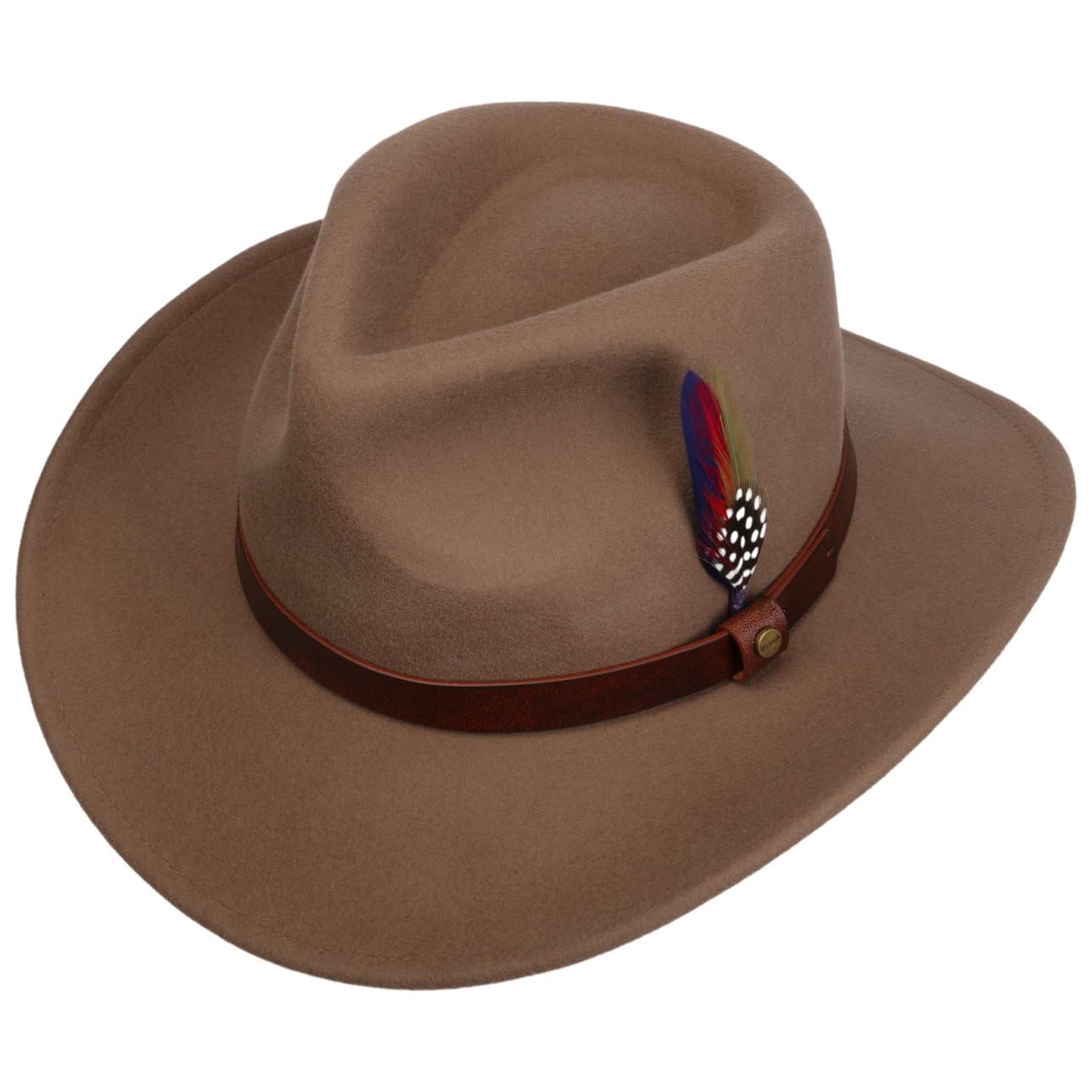 stetson-open-road-oklahoma-westernhut-herren-wollfilz-asahi-guard-lederband-mit- image 4