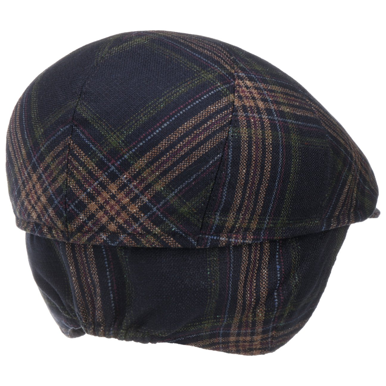 mayser-simon-plus-flatcap-mit-ohrenklappen-aus-seide-im-karo image 6