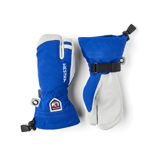 hestra-army-leather-heli-ski-jr-3-finger-kinderhandschuh image 1