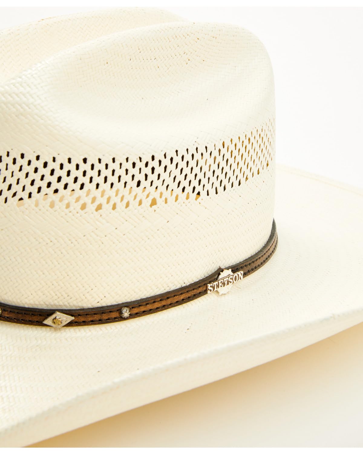 stetson-lobo-10x-straw-cowboy-hut-mit-concho-band image 2