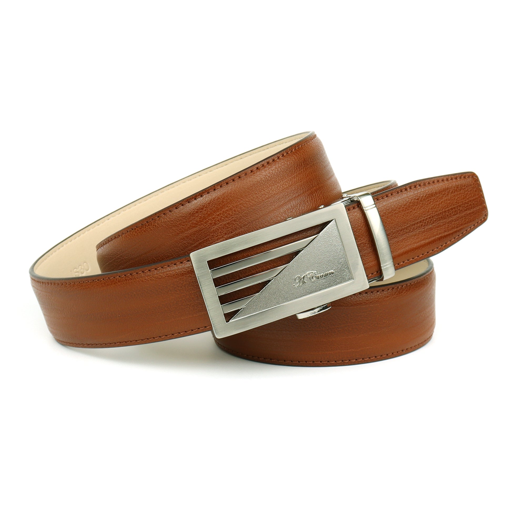 anthoni-crown-herreng-rtel-11ljs30-cognac-rindleder-automatikg-rtel-3-5-cm image 1