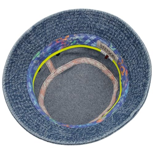 stetson-paisley-logo-bucket-hat-baumwollhut-packable-damen-und-herren image 7