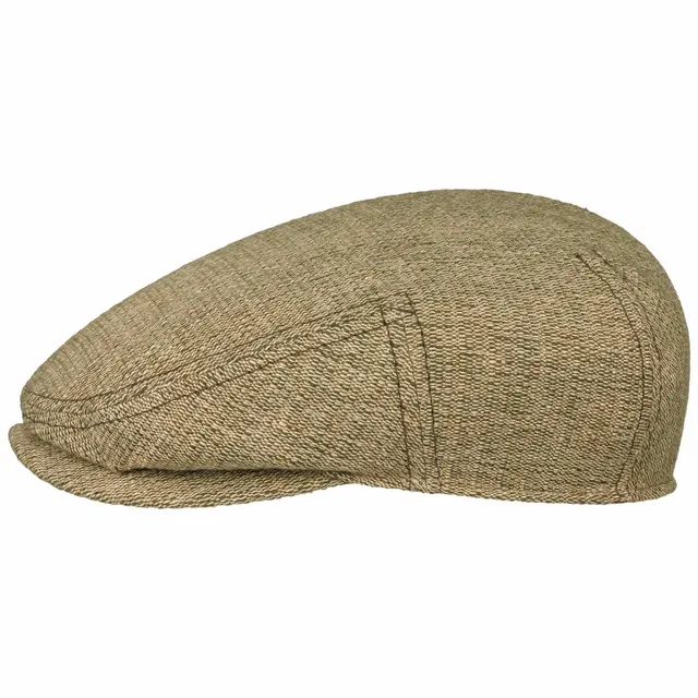 stetson-kent-structure-flatcap-made-in-germany-wolle-leinen image 1