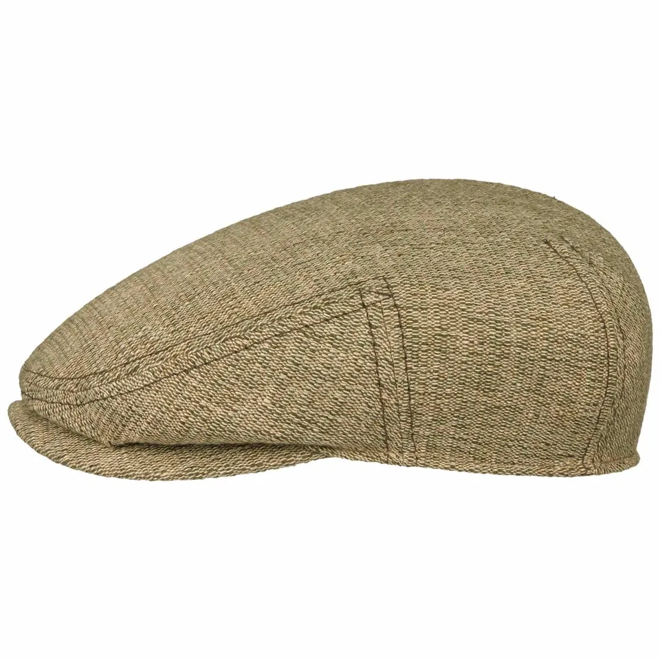 stetson-kent-structure-flatcap-made-in-germany-wolle-leinen image 1
