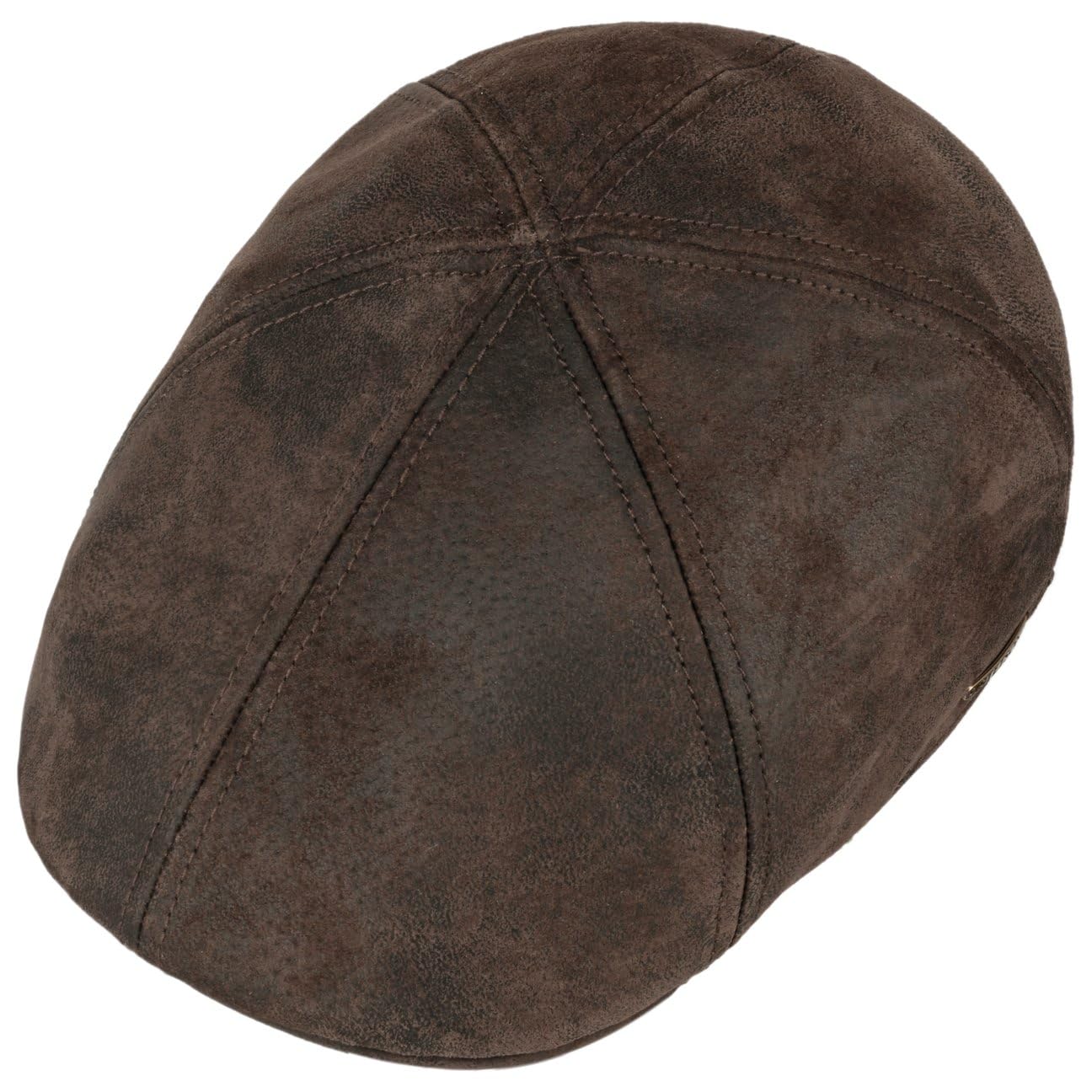 stetson-gatsby-texas-pig-skin-cap-herren-ballonm-tze-aus-echtleder-mit-futter image 3