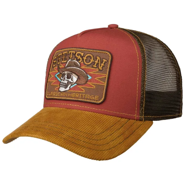 stetson-cowboy-skull-trucker-cap-baumwolle-herren-verstellbar image 1