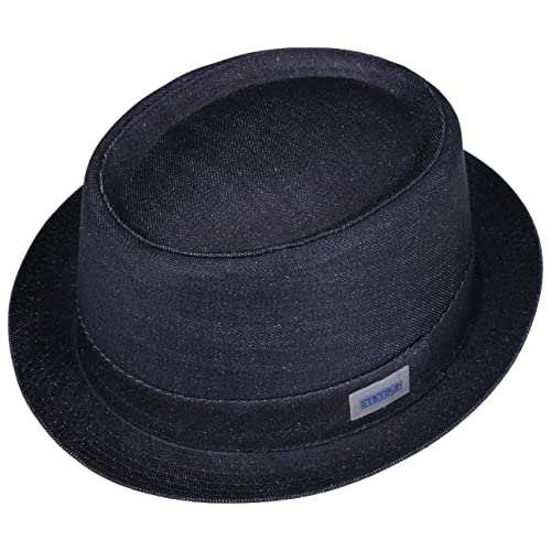 stetson-sustainable-denim-pork-pie-hut-made-in-italy image 8