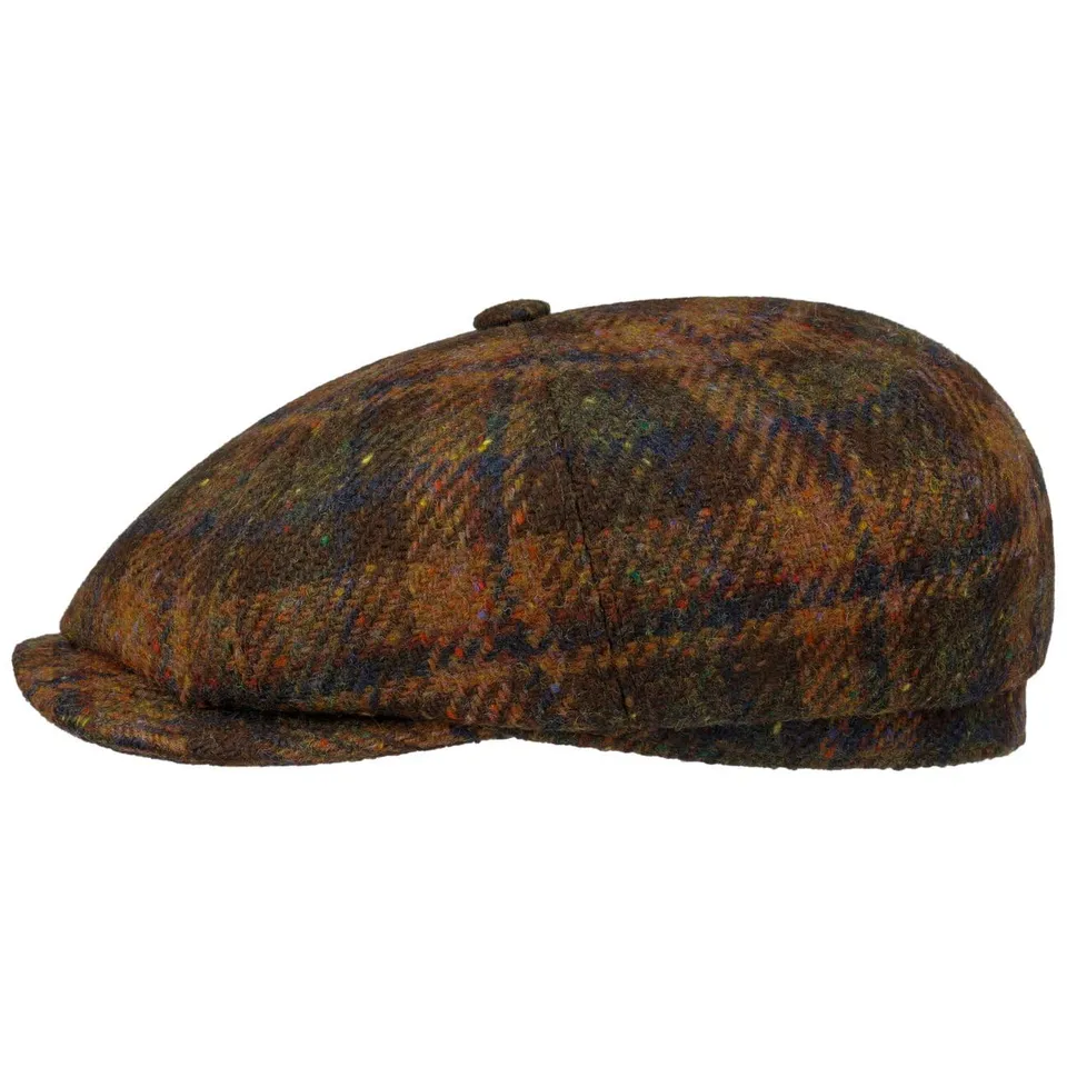 stetson-hatteras-terrick-ballonm-tze-8-panel-retro-karo-wolle-made-in-germany-he image 1