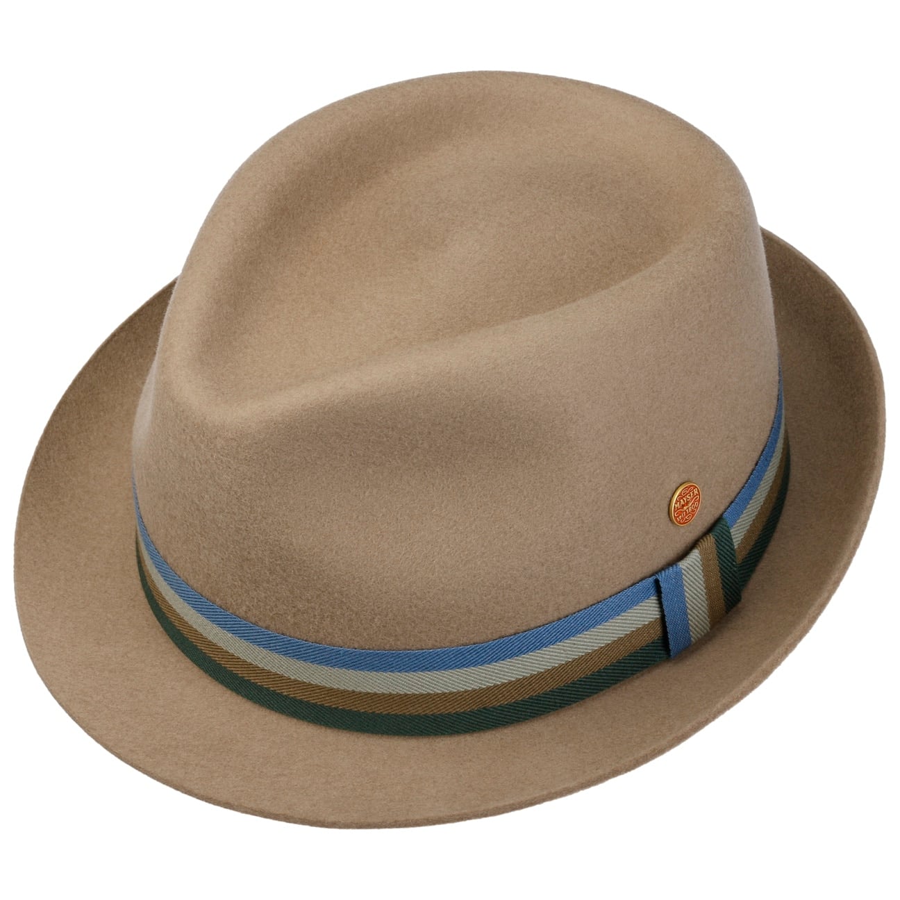 mayser-samu-striped-band-pork-pie-wollhut image 3