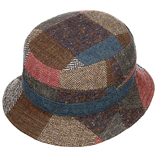 stetson-patchwork-bucket-fischerhut-s-54-55-cm-braun-blau image 6