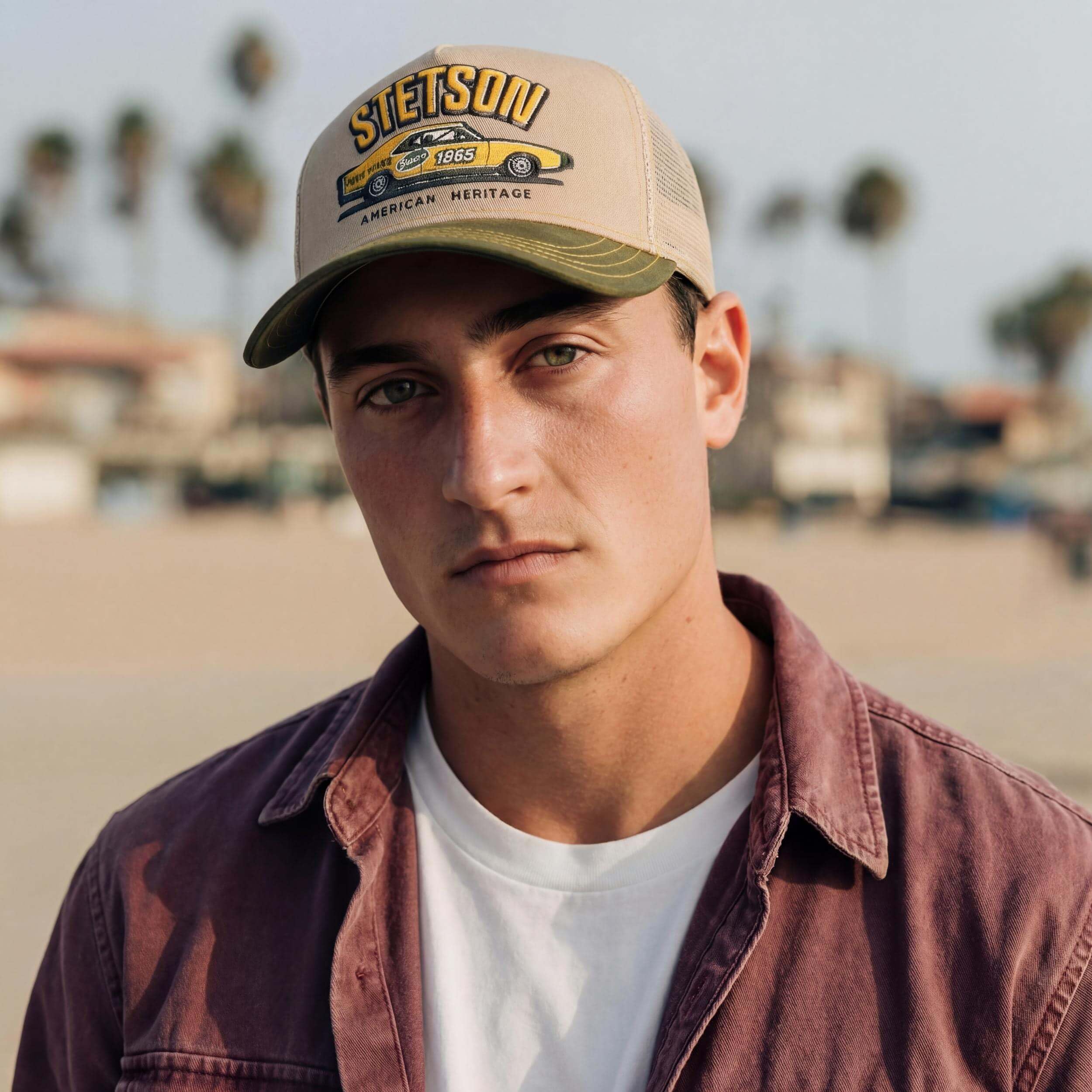 stetson-madison-truckercap-snapback-stoffcap-herren image 2