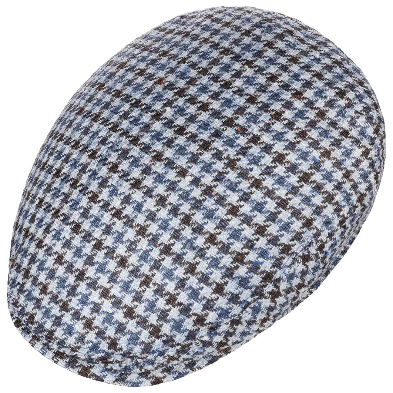 stetson-kent-tricolour-houndstooth-flatcap-seide-schurwolle-kariert image 3