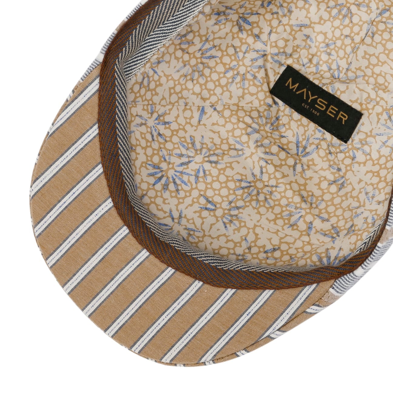mayser-paddy-two-stripes-cotton-flatcap-herren-mit-l-ngsstreifen image 3