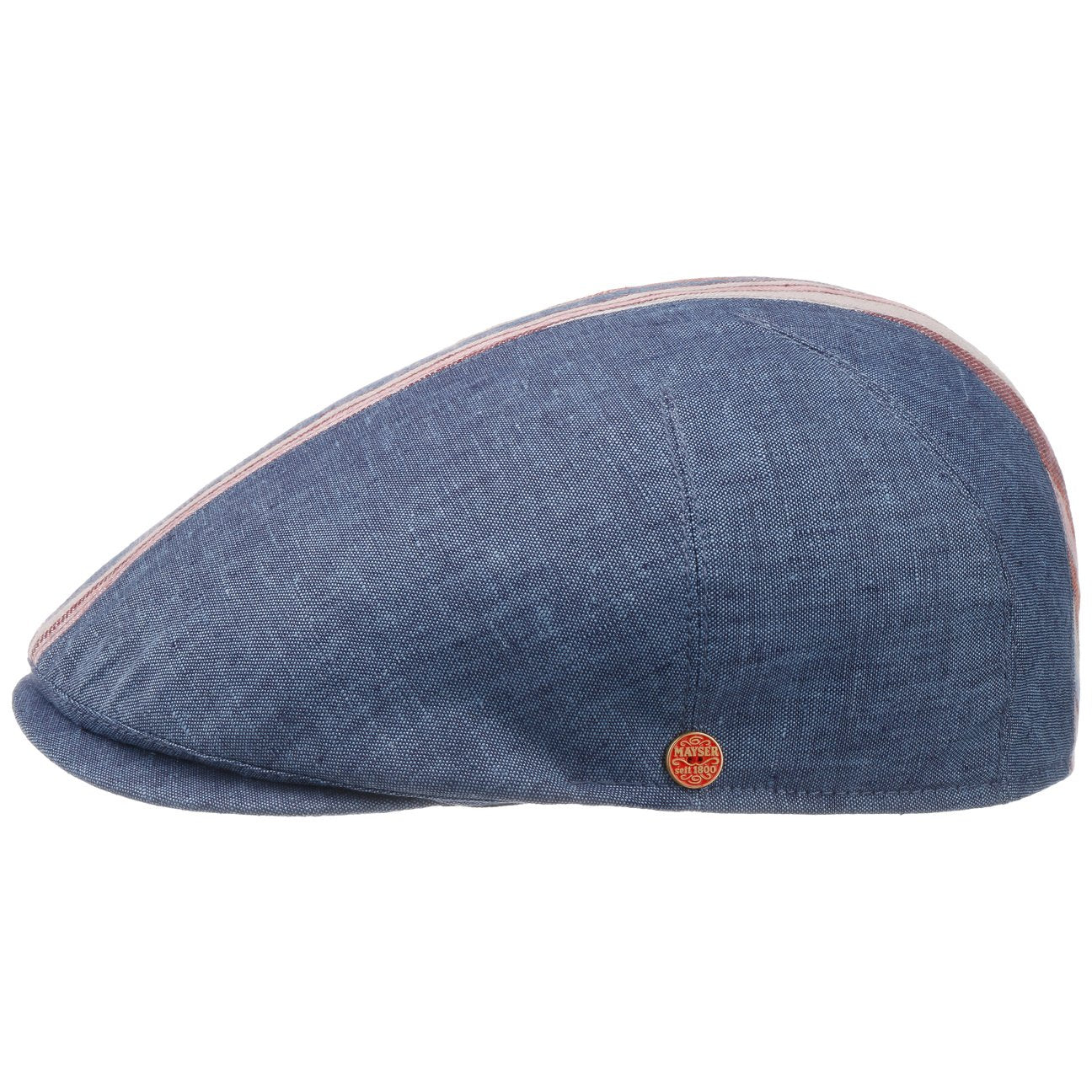 mayser-jasper-stripes-leinencap-flatcap image 6