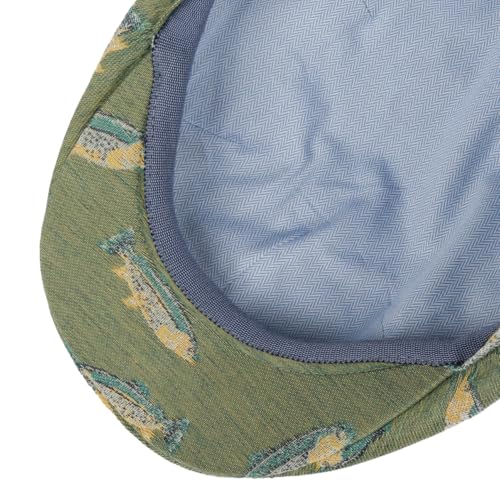 stetson-allover-fish-driver-flatcap-herren-baumwolle-made-in-germany image 7