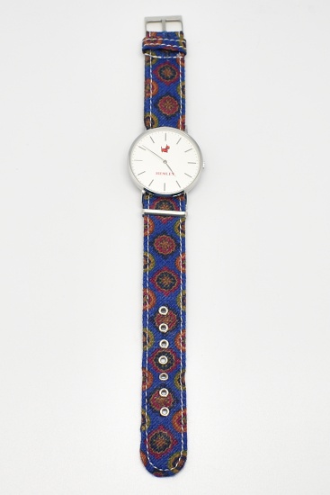 hemley-armbanduhr-medaillon-multicolor-textilband-38-mm image 1