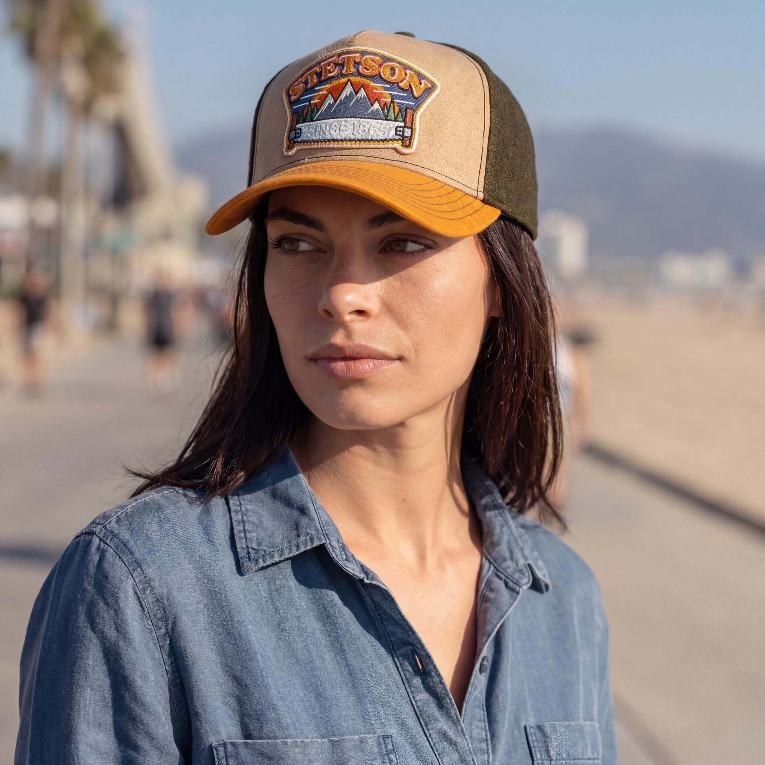 stetson-hacksaw-trucker-cap-baumwolle-verstellbar-unisex image 2