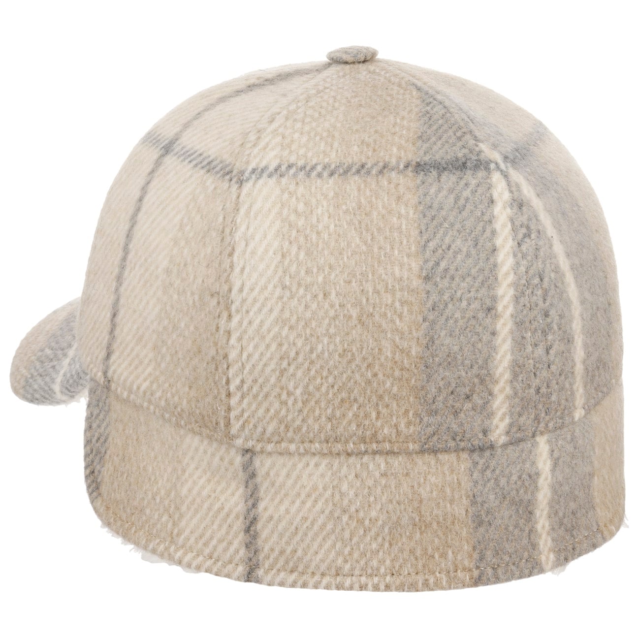 mayser-taja-check-cap-mit-ohrenklappen-6-teilige-baseballcap-karo-wolle image 6