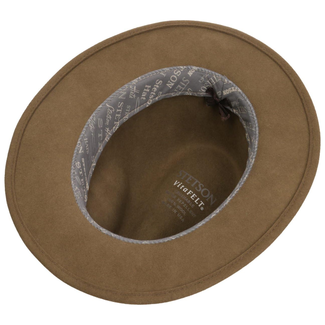 stetson-halderson-traveller-wollfilz-hut-herren-vitafelt-made-in-usa image 3